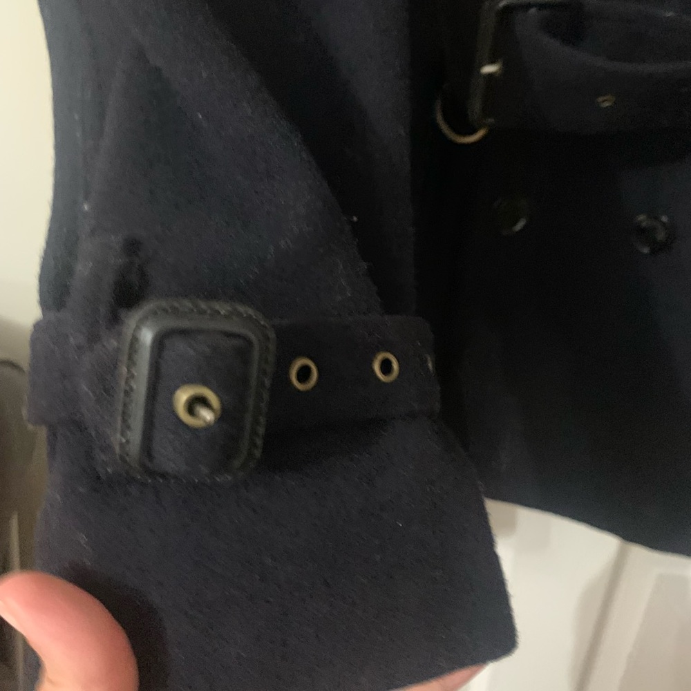 Burberry Brit men's navy wool coat size L - Picture 8 of 16